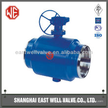 Fully welded ball valve